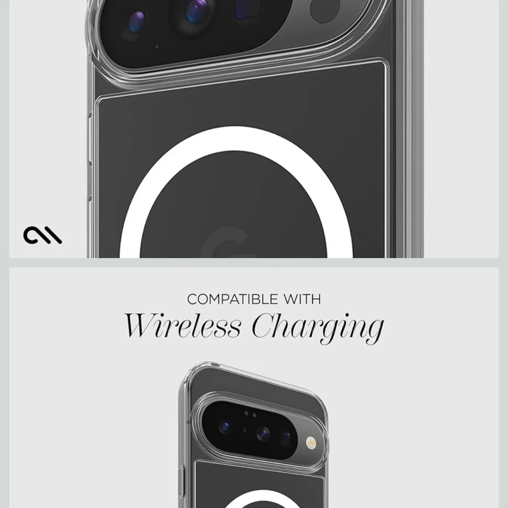 Case-Mate Black and Clear Magnetic Case for Google Pixel